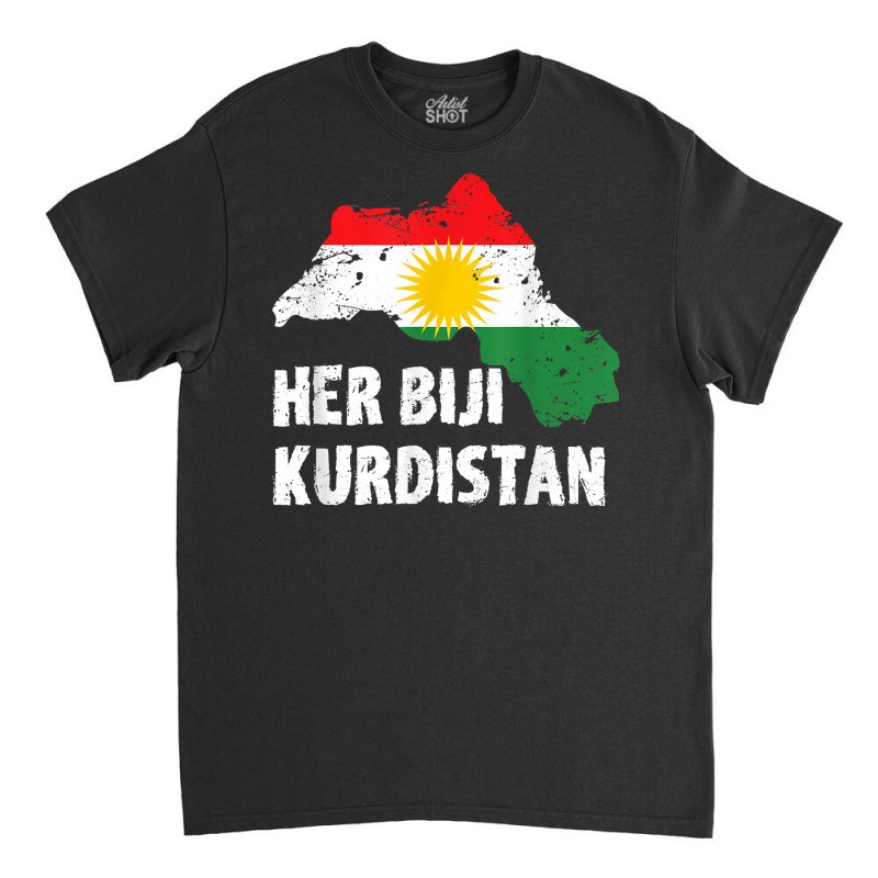 Kurden Kurdistan Newroz Kurdi Flag Her Biji Kurdistan T Shirt Classic T-shirt by cm-arts | Artistshot