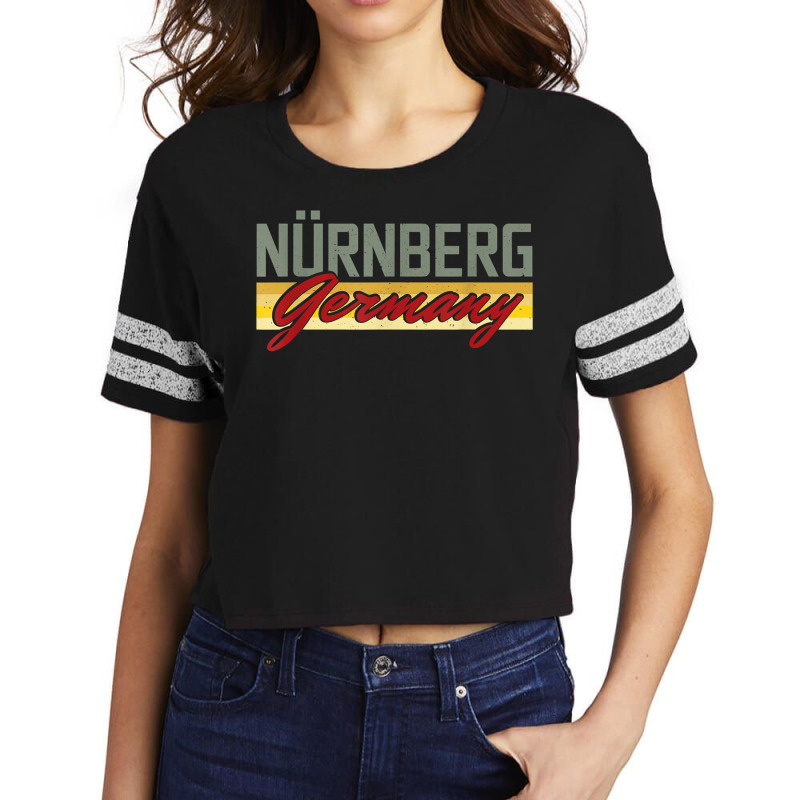 Nuremberg Bavaria Dialect Middle Franconia Germany Souvenir T Shirt Scorecard Crop Tee by cm-arts | Artistshot