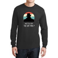 Hat Man Shadow People - Sleep Paralysis .png Long Sleeve Shirts | Artistshot