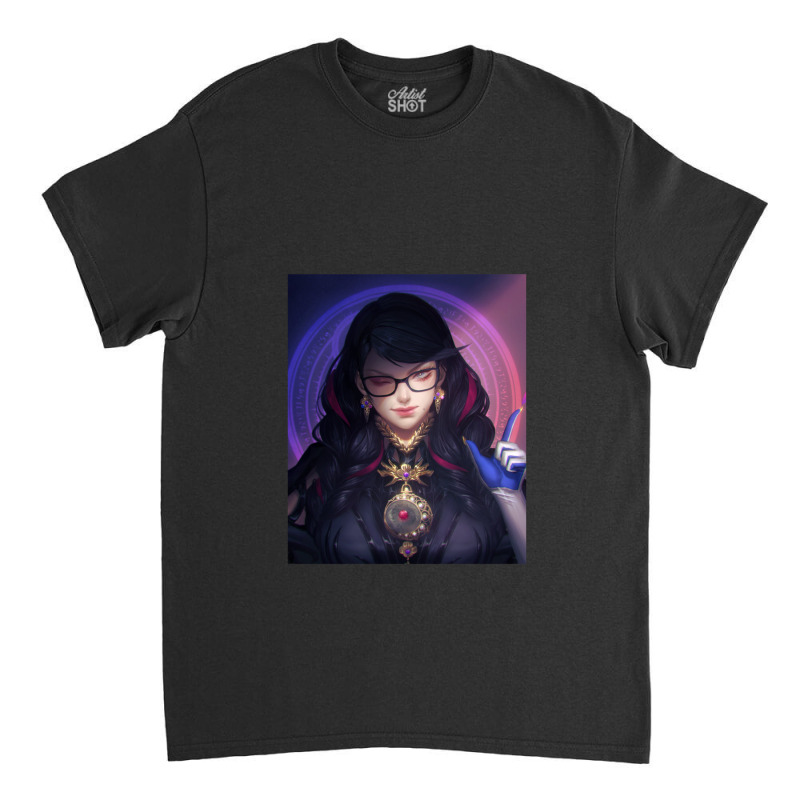 Trending Cool Bayonetta Anime Character Design Classic T-shirt | Artistshot