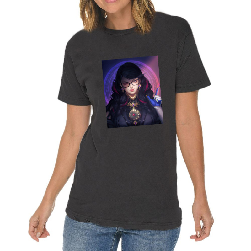 Trending Cool Bayonetta Anime Character Design Vintage T-shirt | Artistshot