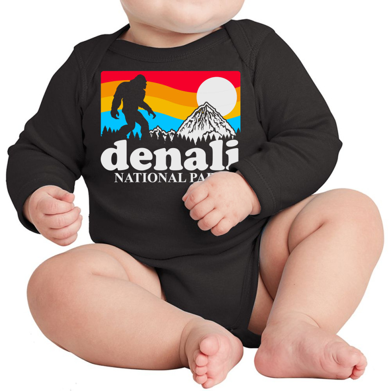 Denali National Park Love To Visit American National Parks Sweatshirt Long Sleeve Baby Bodysuit by montistd | Artistshot