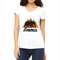 Tamil Mom Mother S Day Amma Momma Bear Women's V-neck T-shirt | Artistshot