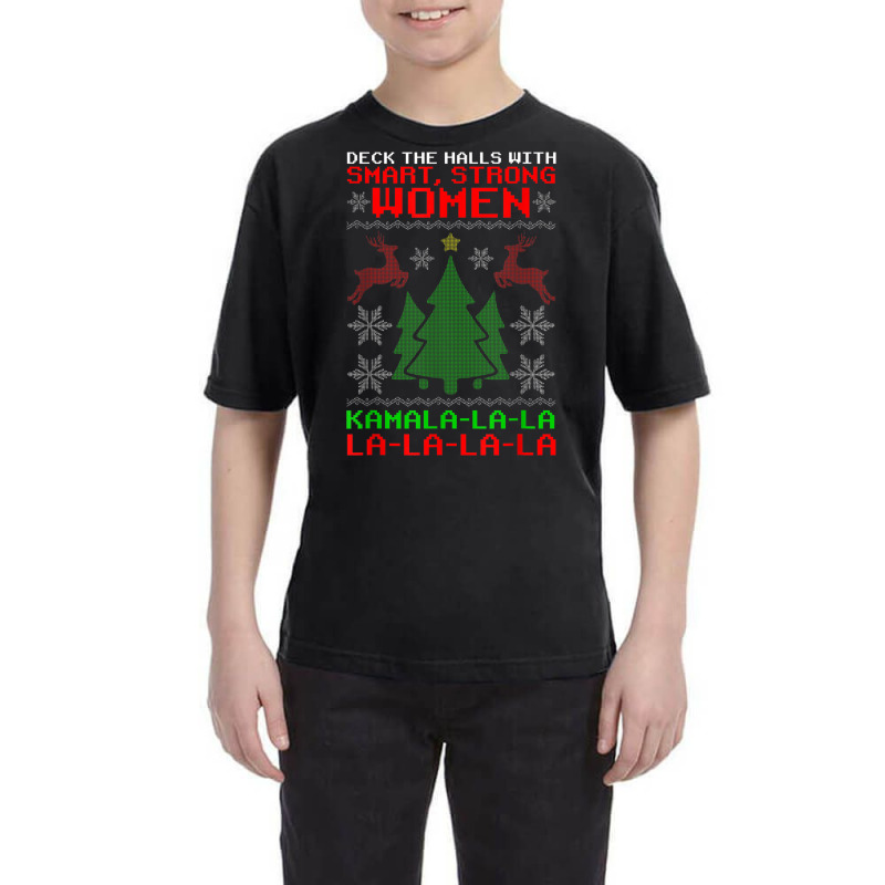 Santa Kamala Ugly Christmas Sweater Funny Youth Tee | Artistshot