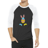 Easter Egg Bunny Ears Video Game 3/4 Sleeve Shirt | Artistshot