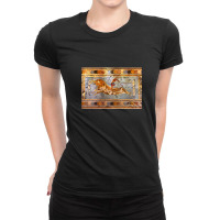 Minoan Times - Dancing With The Bulls Ladies Fitted T-shirt | Artistshot