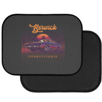 Berwick Pennsylvania Retro Vintage 80s 90s Muscle Cars Retrowave Aesth Rear Car Mat | Artistshot