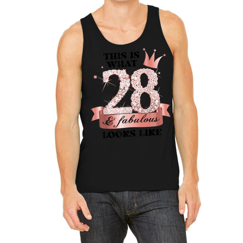 28 & Fabulous I Rose And White Party Group Candid Photo Item Tank Top | Artistshot