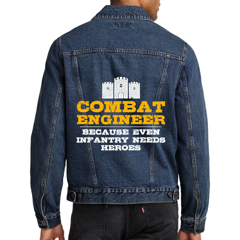 Combat Engineer  Engineer Gifts  Army Engineering Men Denim Jacket by Thanhhuong90 | Artistshot