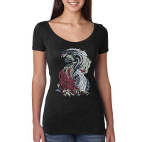 Monsters Hunters Rise Mizutsune Kanjii Women's Triblend Scoop T-shirt | Artistshot