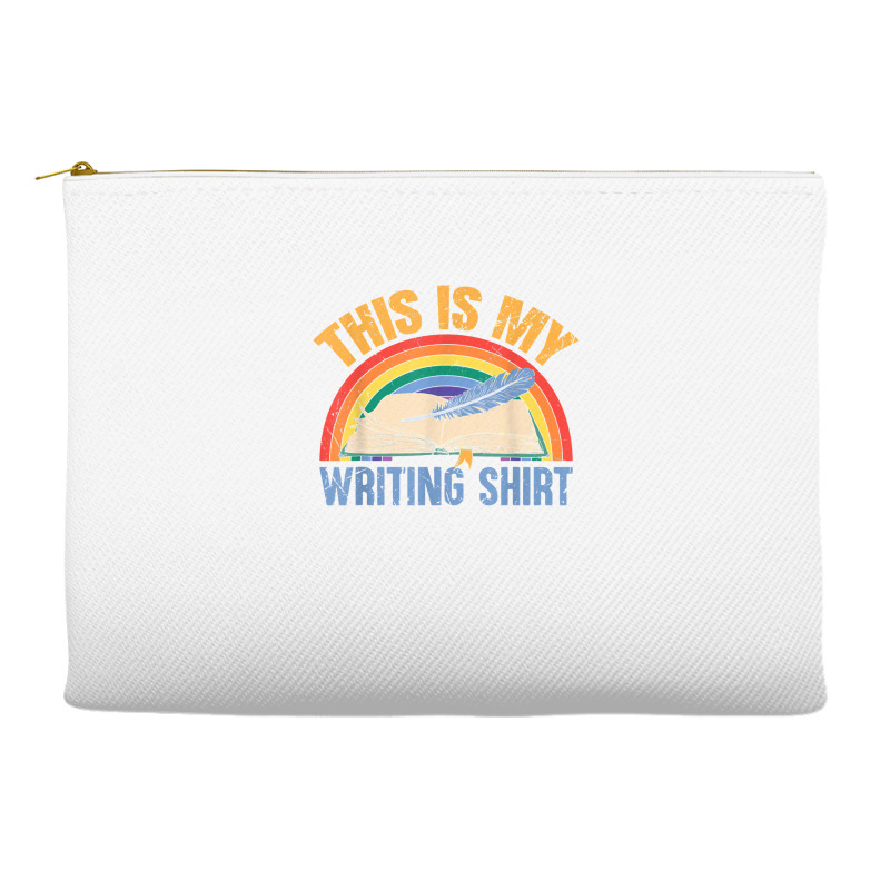 This Is My Writing Shirt T Shirt Accessory Pouches | Artistshot