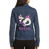 Monsters Hunters Rise Rajang Kanjii Ladies Denim Jacket | Artistshot