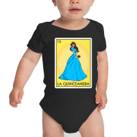 La Quinceanera Card Mexican Lottery Card La Quinceanera Premium T Shir Baby Bodysuit | Artistshot