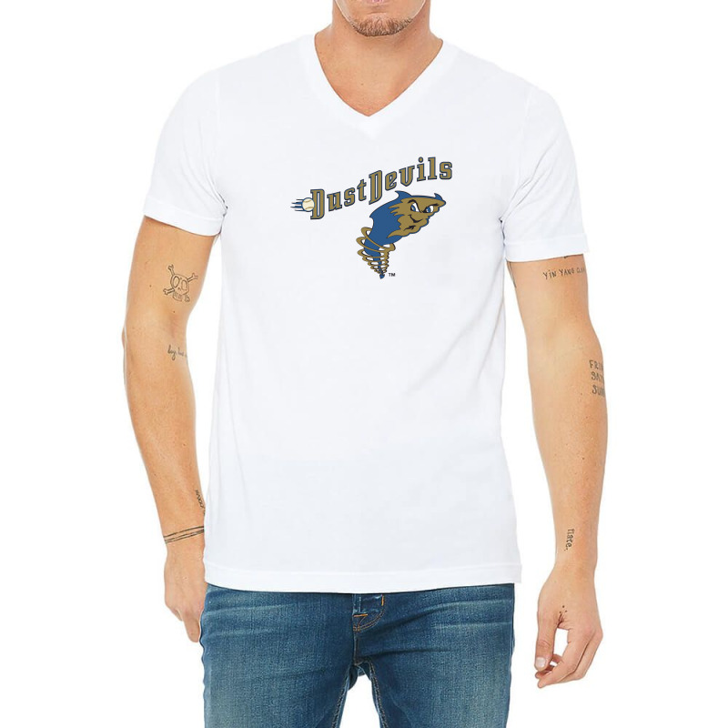 Tri City Dust Devils V-neck Tee | Artistshot