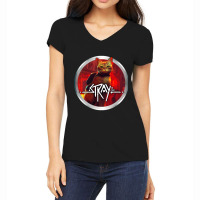 Stray Cat Game Women's V-neck T-shirt | Artistshot