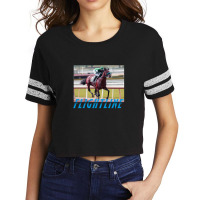 Flightline - Classic Horseracing Scorecard Crop Tee | Artistshot