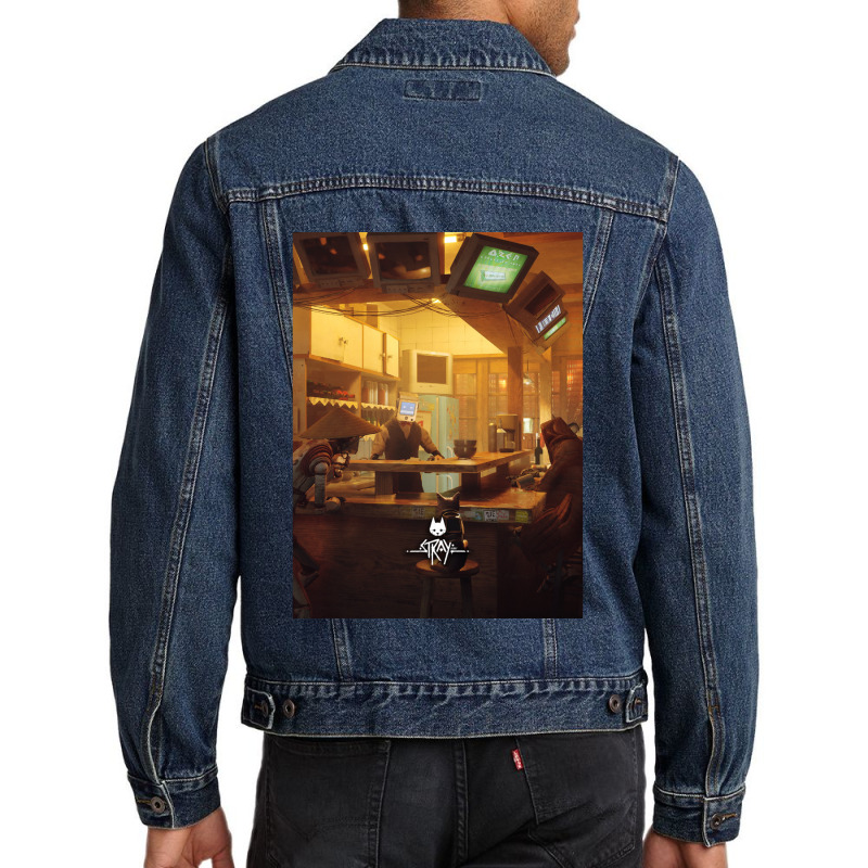 Stray Game Men Denim Jacket by cm-arts | Artistshot