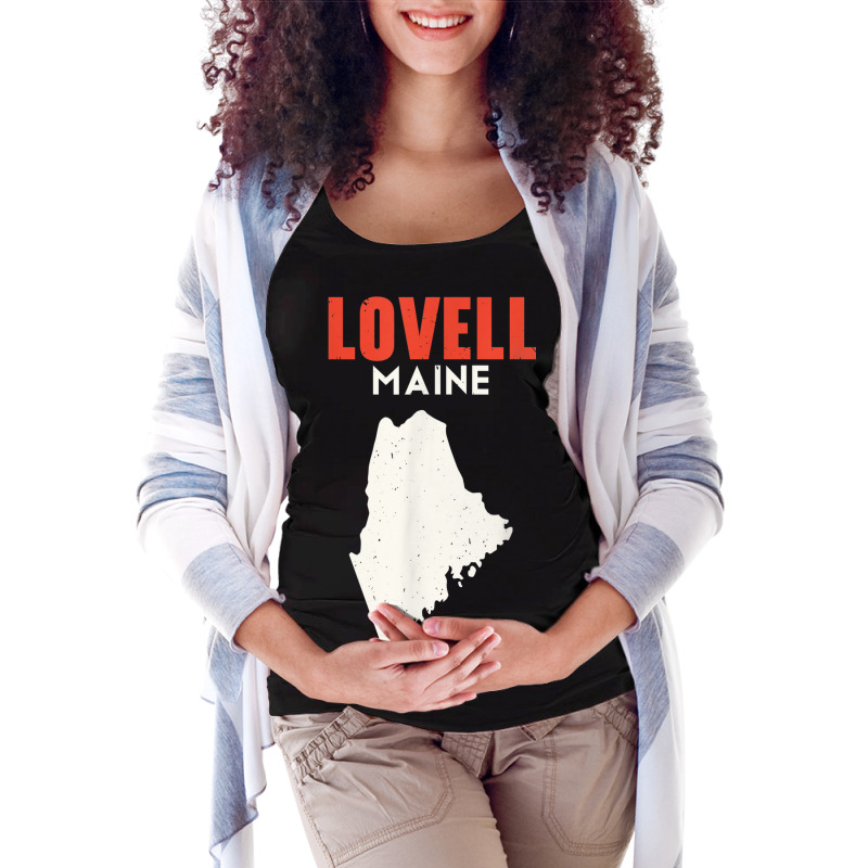 Lovell Maine Usa State America Travel Mainer Maternity Scoop Neck T-shirt by Queens | Artistshot