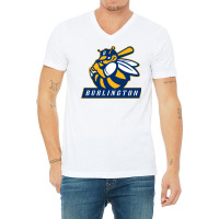 Burlington Bees (1) V-neck Tee | Artistshot