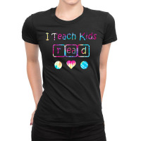 I Teach Kids To Read Science Of Reading Saying Novelty Gift Ladies Fitted T-shirt | Artistshot