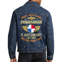 Panama Flag Proud Panamanians Men & Women T Shirt Men Denim Jacket | Artistshot