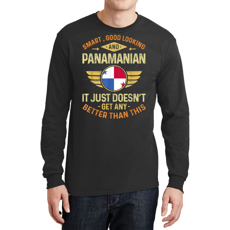 Panama Flag Proud Panamanians Men & Women T Shirt Long Sleeve Shirts by melliebowleli | Artistshot