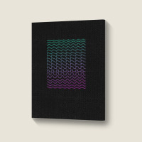 Synthesizer Waveforms Portrait Canvas Print | Artistshot