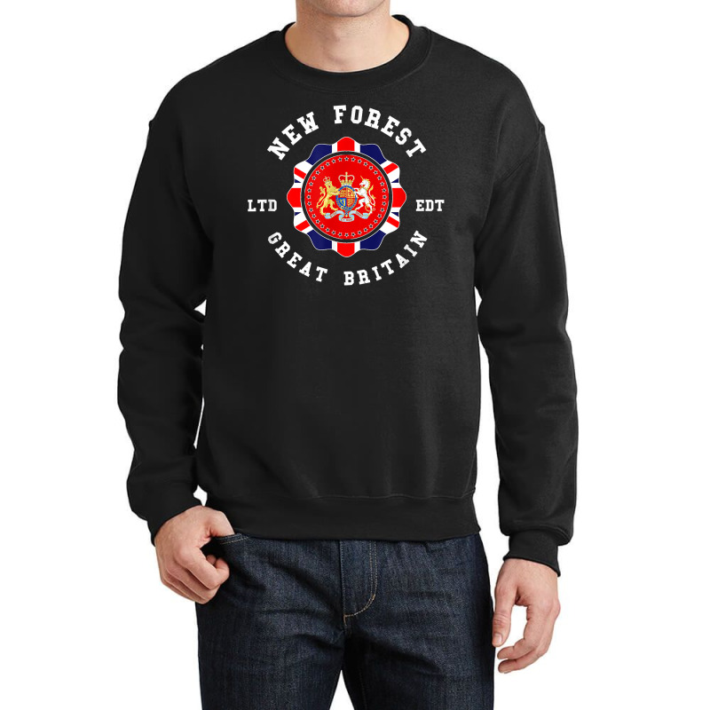 New Forest Great Britain British Pride Vintage T Shirt Crewneck Sweatshirt | Artistshot