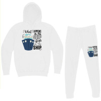 What Happens On The Ship Stays On The Ship  Cruise Ship Quotes Hoodie & Jogger Set | Artistshot