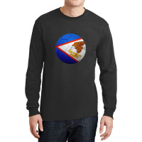 Football Soccer American Samoa Flag Ball American Samoan Flag Football Long Sleeve Shirts | Artistshot