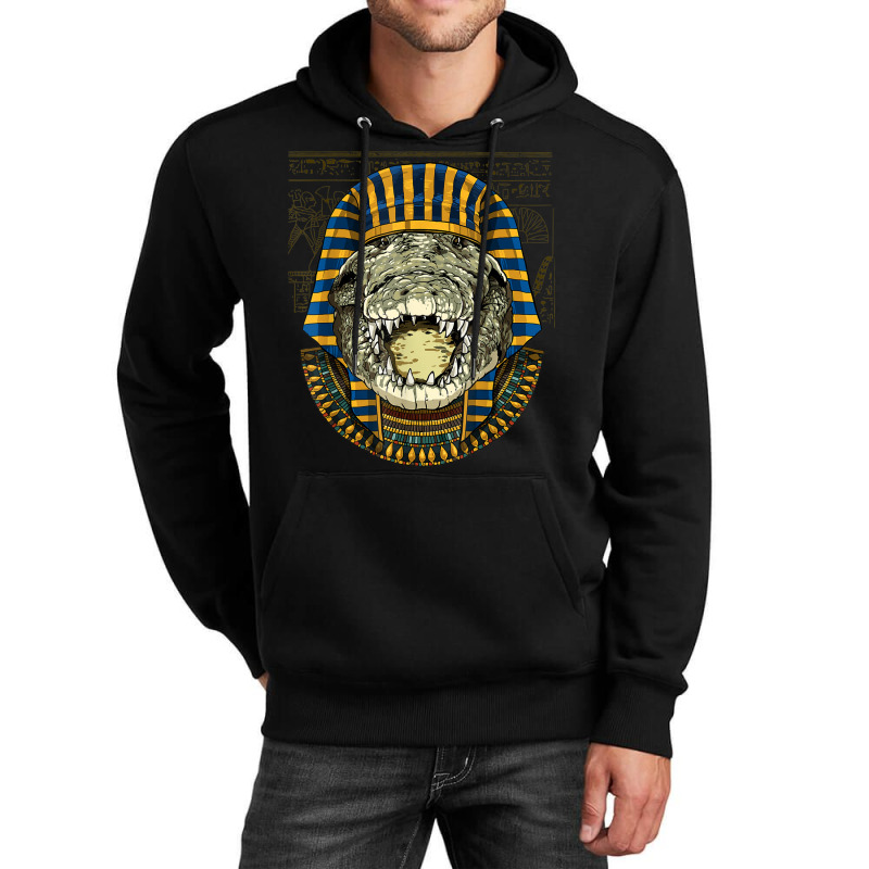 Ancient Egyptian Crocodile Goddess King Of Egypt Pyramid Unisex Hoodie | Artistshot