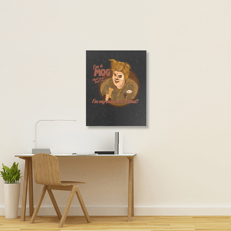 Mog Spaceballs, The Mog Spaceballs, I Am Own My Best Friend, Mog Space Portrait Canvas Print by cm-arts | Artistshot