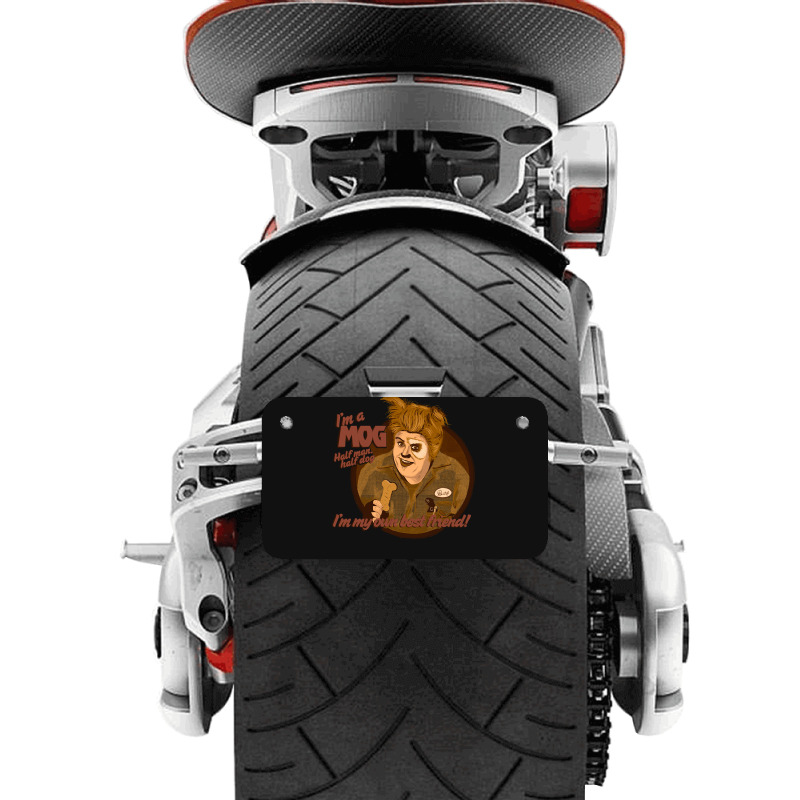 Mog Spaceballs, The Mog Spaceballs, I Am Own My Best Friend, Mog Space Motorcycle License Plate by cm-arts | Artistshot