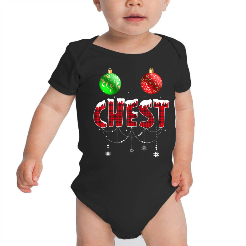 Chest Nuts Funny Matching Chestnuts Christmas Couples Nuts Baby Bodysuit | Artistshot