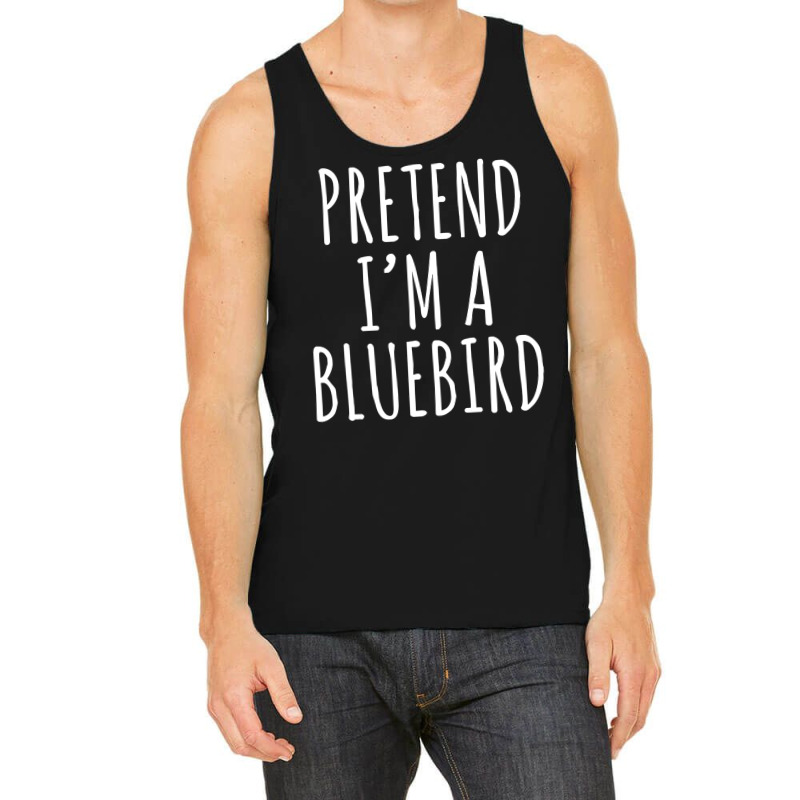 Lazy Halloween Costume Pretend I M A Bluebird Simple Tank Top | Artistshot