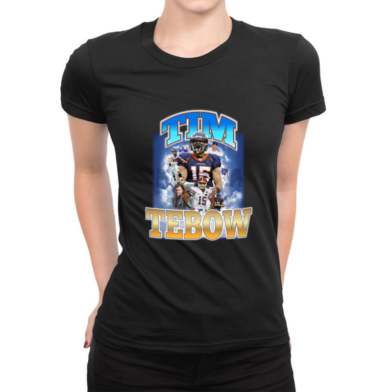 Tebow Time! Ladies Fitted T-Shirt by RonaldEllis | Artistshot