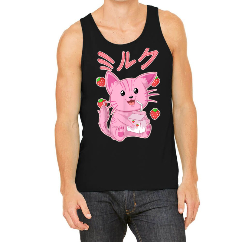 Japanese Anime Otaku Strawberry Milkshake Clothes Tank Top by kevinnichols | Artistshot