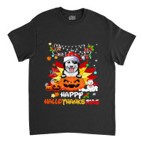 Australian Cattle Dog Halloween Merry Christmas 258 Classic T-shirt | Artistshot