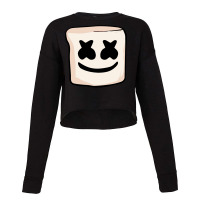 Sweet Marshmallow Creepy Face Mello Drip Smores Camping Pullover Hoodi Cropped Sweater | Artistshot