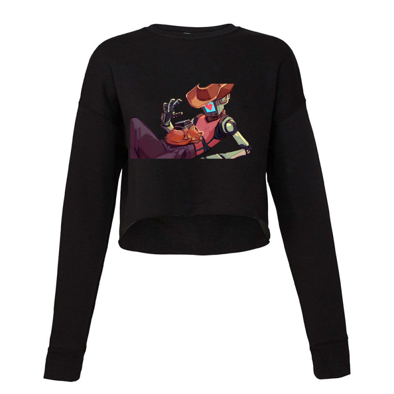 Stray Game Cat Baby Cropped Sweater by cm-arts | Artistshot