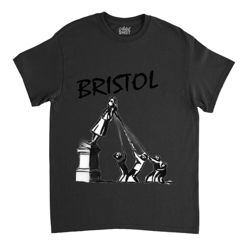 Banksy Colston Edward Colston Statue (bristol Protests) Classic T-shirt by THOMASRAFFERTY | Artistshot