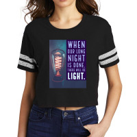 There Will Be Light Scorecard Crop Tee | Artistshot