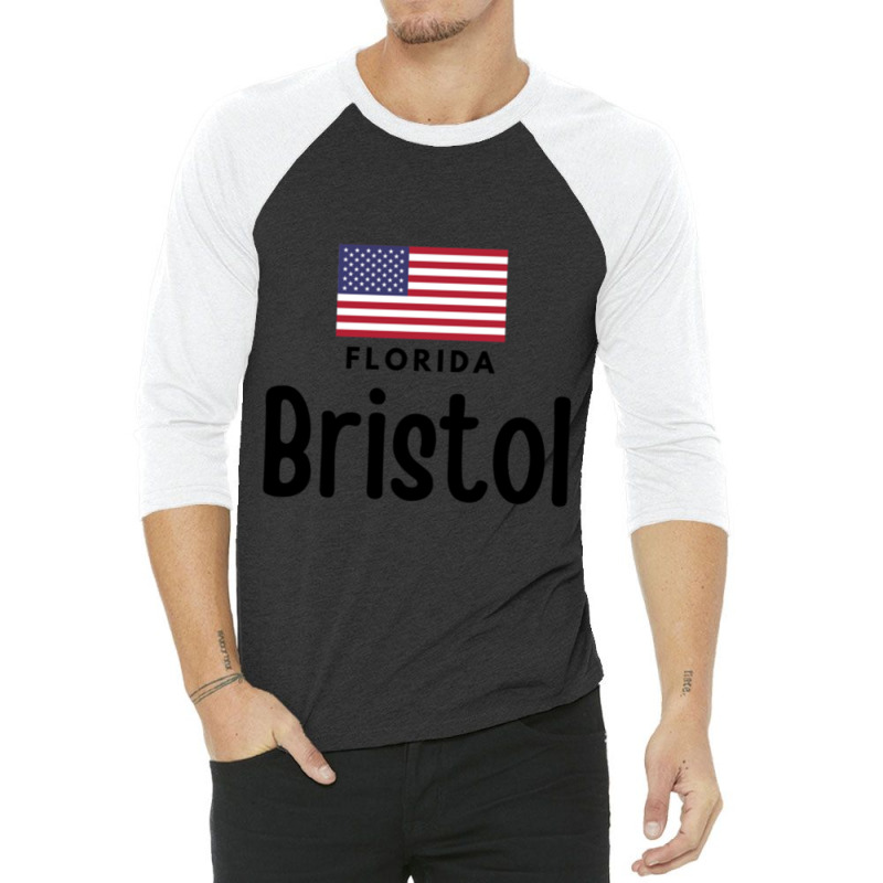 Bristol, Bristol Florida, Bristol Usa 3/4 Sleeve Shirt by THOMASRAFFERTY | Artistshot