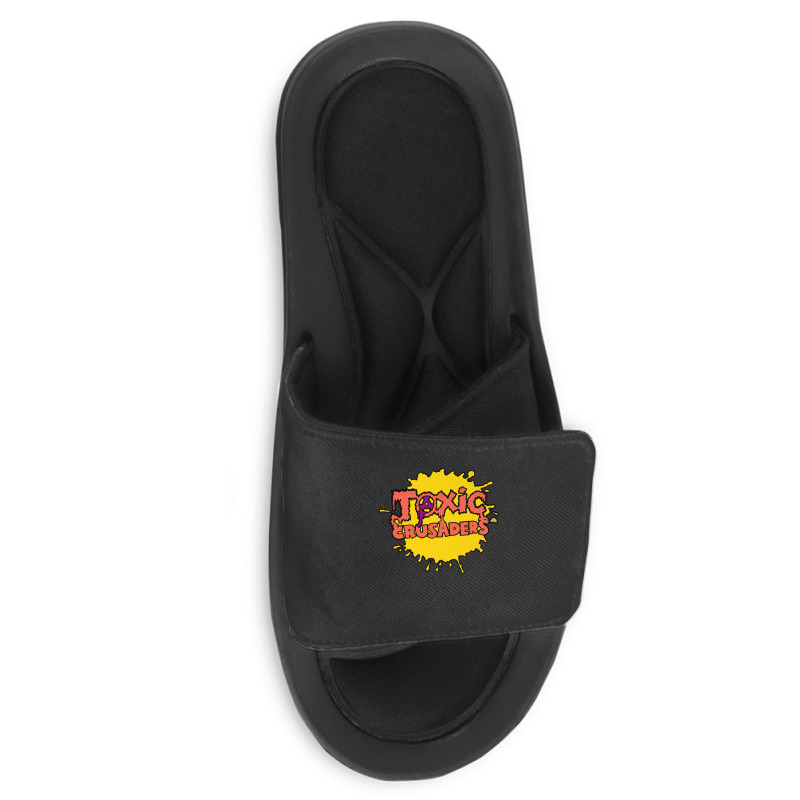 Toxic Crusaders, The Toxic Crusaders, Toxic, Crusaders, Toxic Crusader Slide Sandal | Artistshot