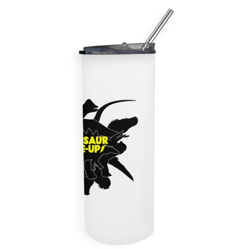 Dinosaur Pile-up Skinny Tumbler | Artistshot