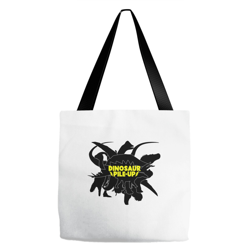 Dinosaur Pile-up Tote Bags | Artistshot