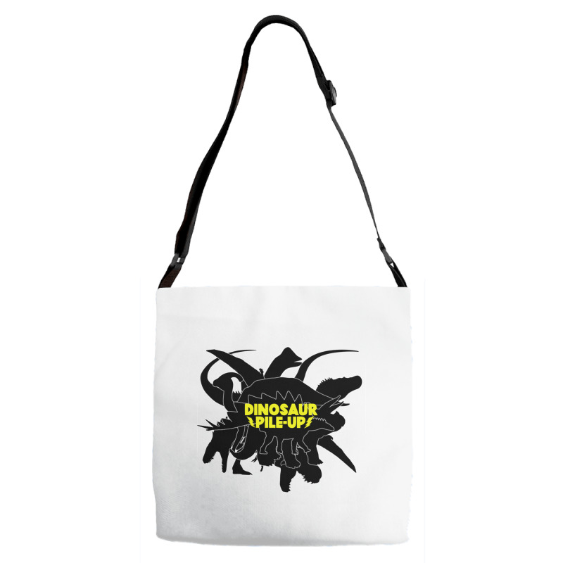 Dinosaur Pile-up Adjustable Strap Totes | Artistshot