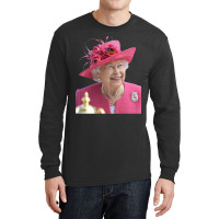 La Reine Elizabeth Ii Long Sleeve Shirts | Artistshot