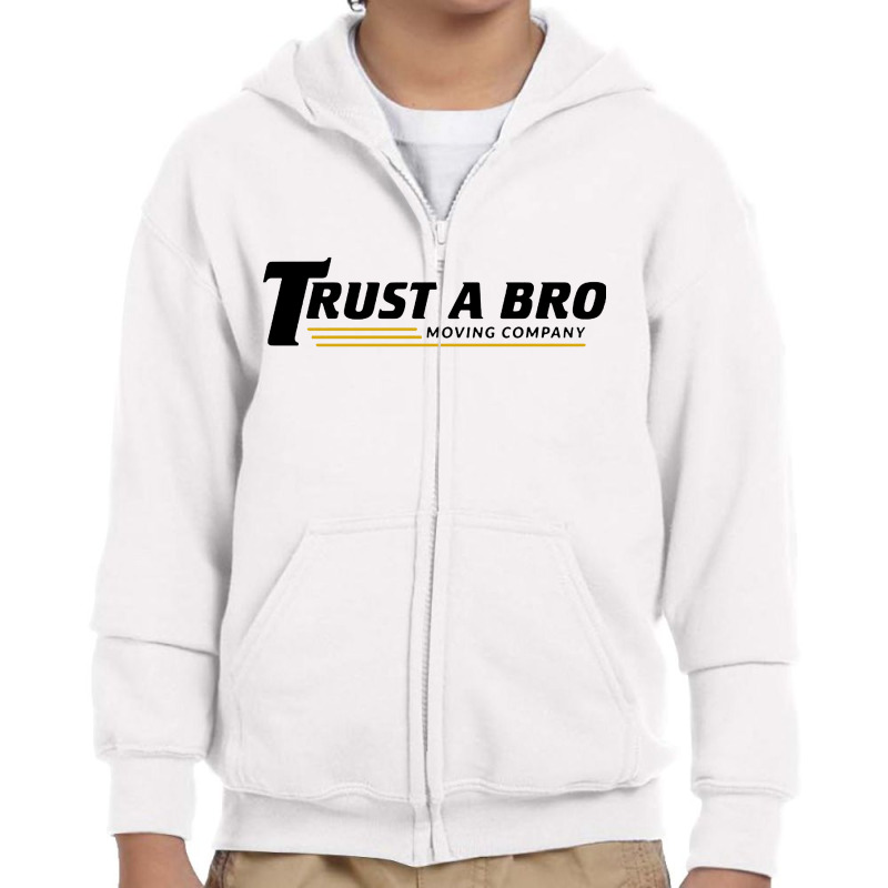 Trust A Bro Youth Zipper Hoodie | Artistshot