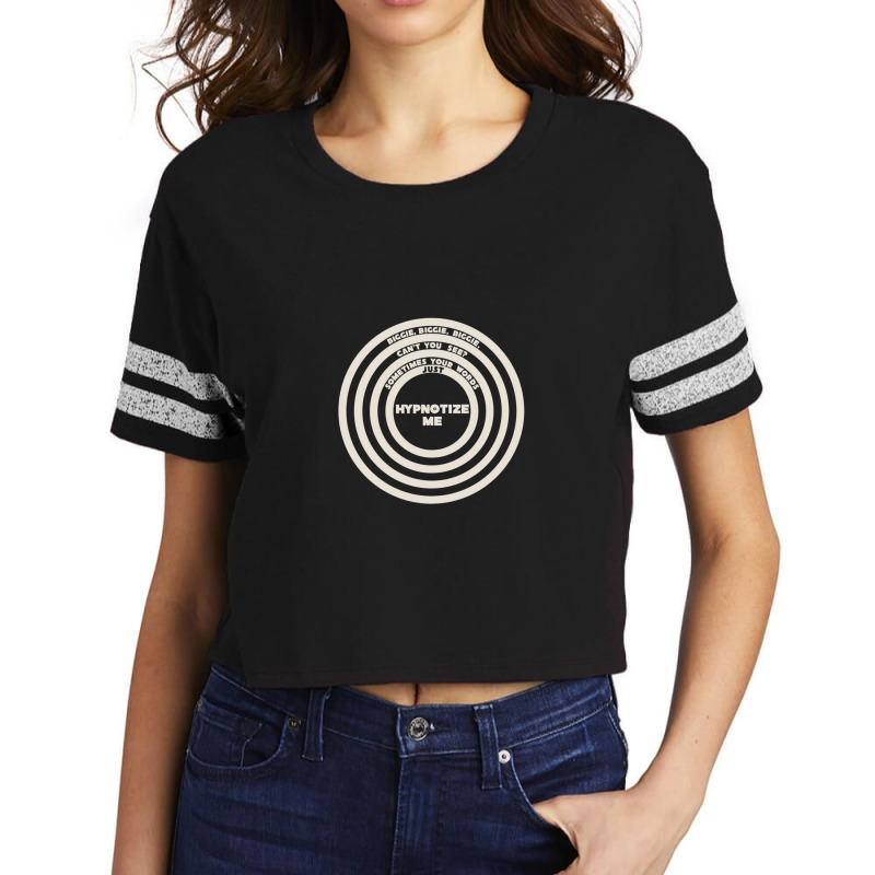 Hypnotize Me Scorecard Crop Tee by KevinFernandez | Artistshot